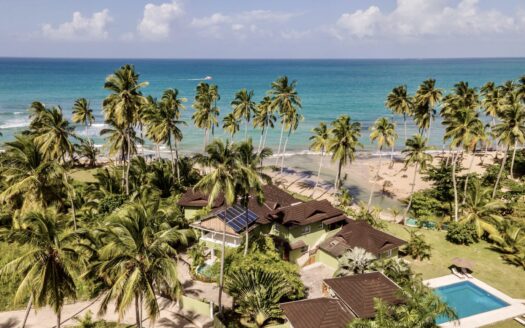 Beachfront villa