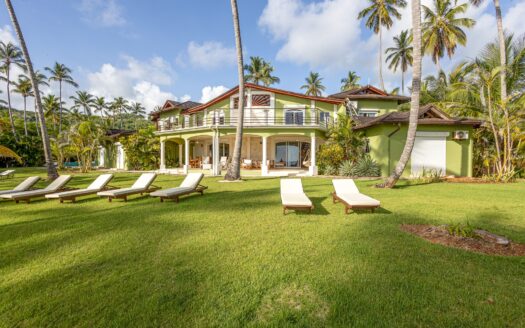 Beachfront villa