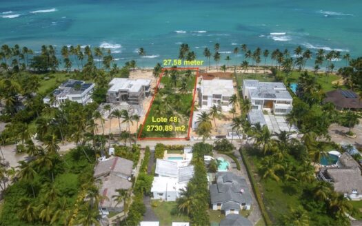 Beachfront lot #48: 2730 m2